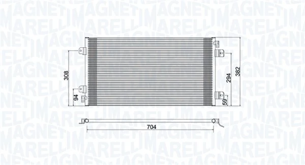 Condenser, air conditioning 350203941000