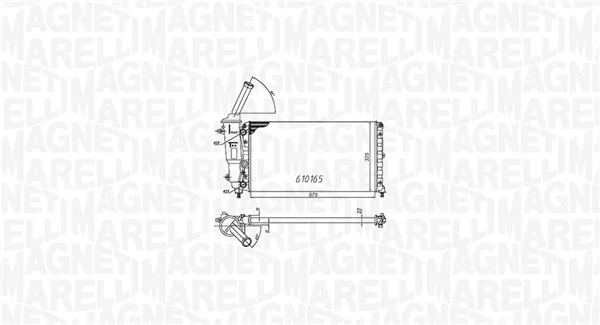 MAGNETI MARELLI 350213176000 Radiator, engine cooling
