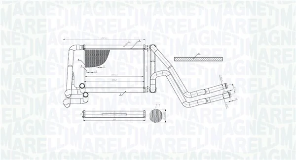 Heat Exchanger, interior heating 350218488000