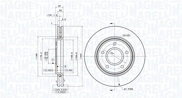 Brake Disc 360406119601