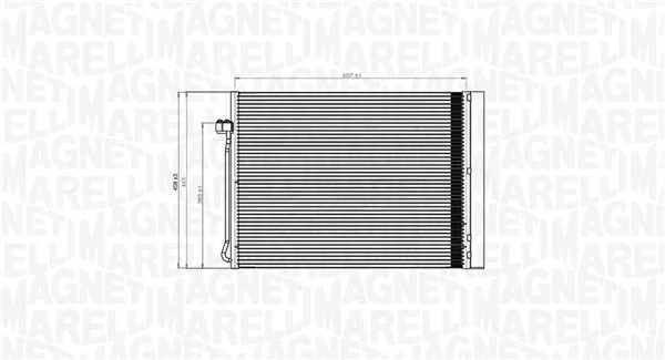 Condenser, air conditioning 350203795000