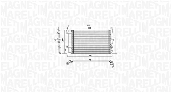 Condenser, air conditioning 350203894000
