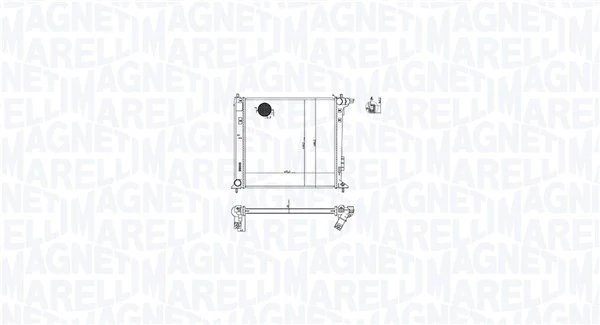 Radiator, engine cooling 350213216200