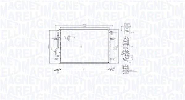 Condenser, air conditioning 350203103300