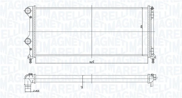 Radiator, engine cooling 350213187200