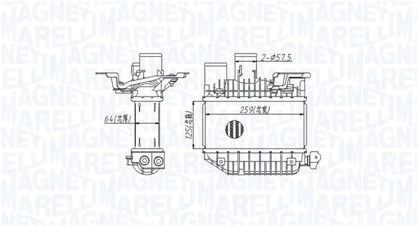Charge Air Cooler 351319205310