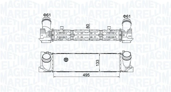 Charge Air Cooler 351319204900