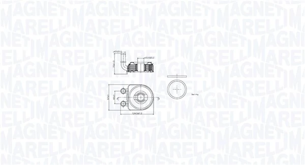 Oil Cooler, engine oil 350300002500