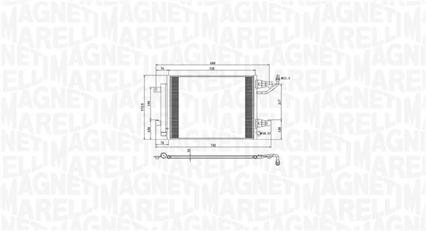 Condenser, air conditioning 350203792000