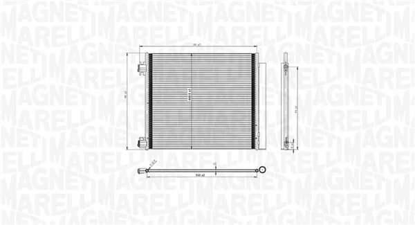 Condenser, air conditioning 350203832000