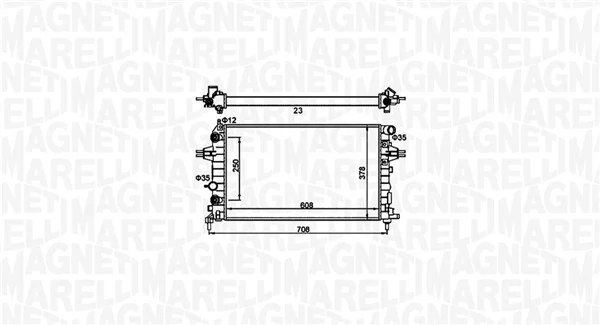 Radiator, engine cooling 350213161700