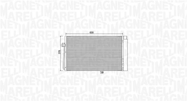 Condenser, air conditioning 350203899000