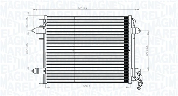 Condenser, air conditioning 350203833000