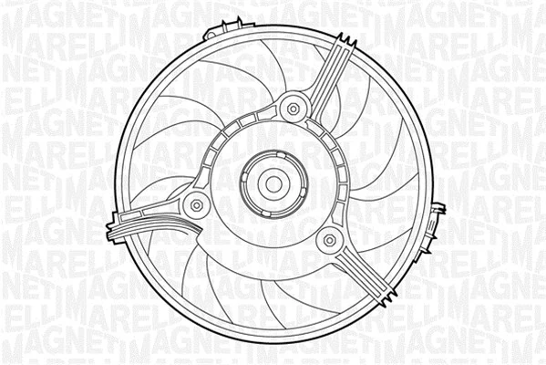Fan, engine cooling 069422263010