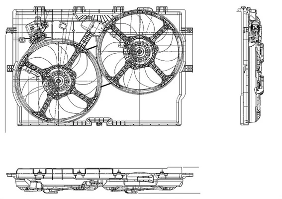 Fan, engine cooling 069422578010