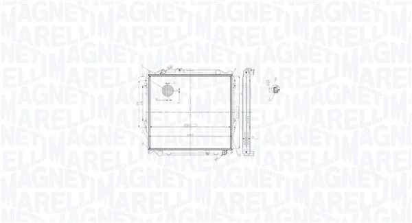 Radiator, engine cooling 350213213900