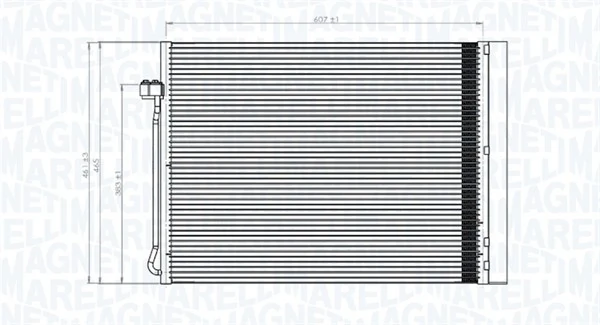 Condenser, air conditioning 350203795000