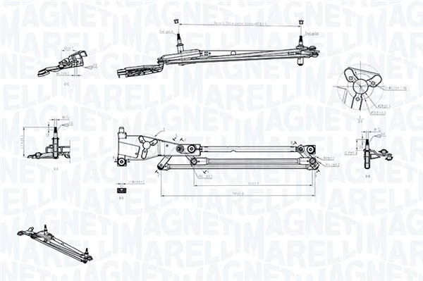 Wiper Linkage 085570706010