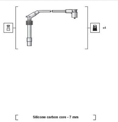 MAGNETI MARELLI 941318111159 Ignition Cable Kit