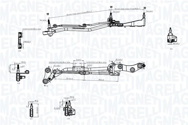 MAGNETI MARELLI 085570730010 Wiper Linkage