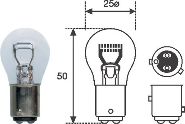 Bulb, stop light STANDARD 008529100000
