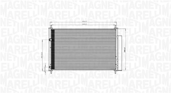 Condenser, air conditioning 350203767000