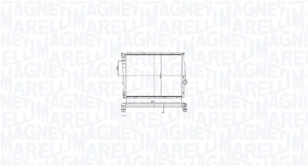 Radiator, engine cooling 350213211700