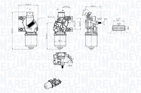 Motor penghapus 064043803010