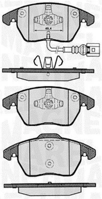 Brake Pad Set, disc brake 363916060135