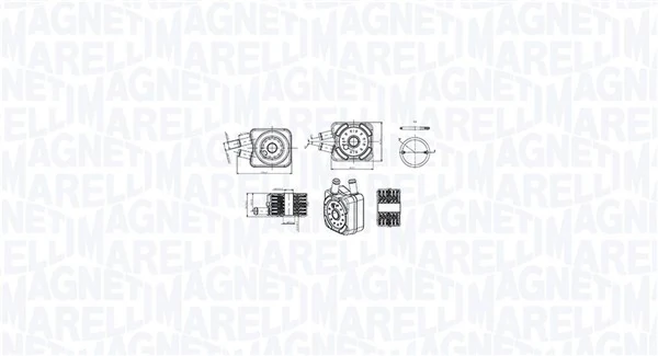 Oil Cooler, engine oil 350300003600