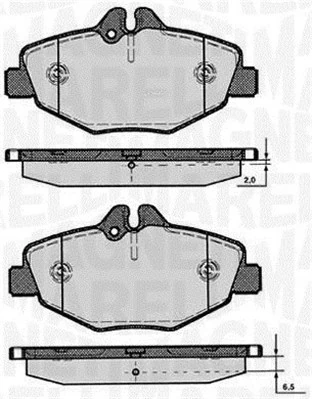 Brake Pad Set, disc brake 363916060318