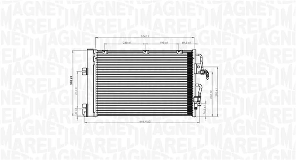 Condenser, air conditioning 350203900000